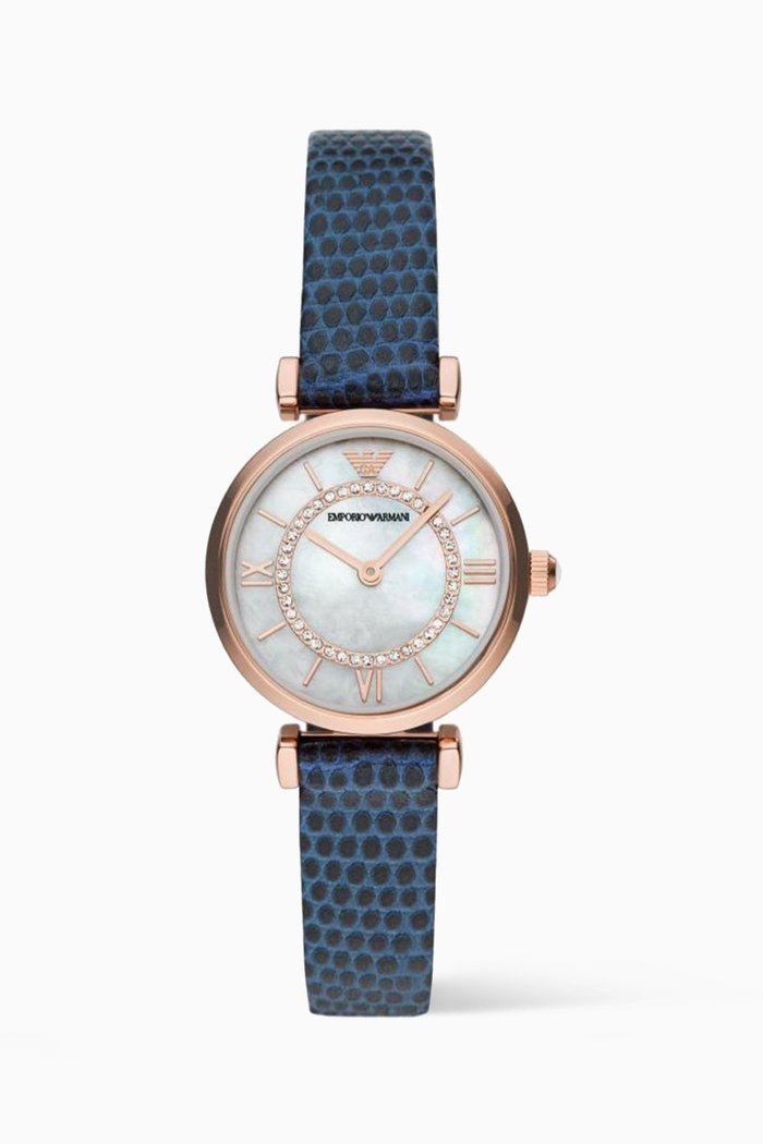 

Gianni Automatic Watch, 28mm, Blue