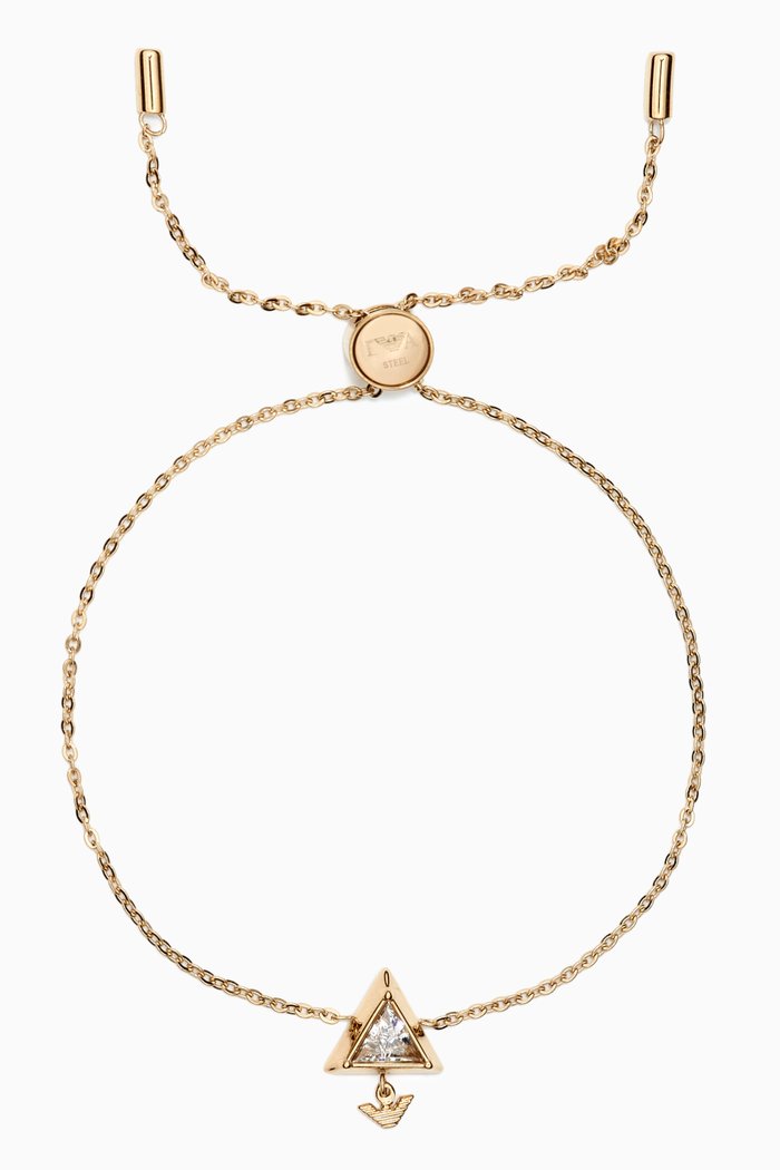 

EA Eagle Sentimental Bracelet in Stainless Steel, Gold