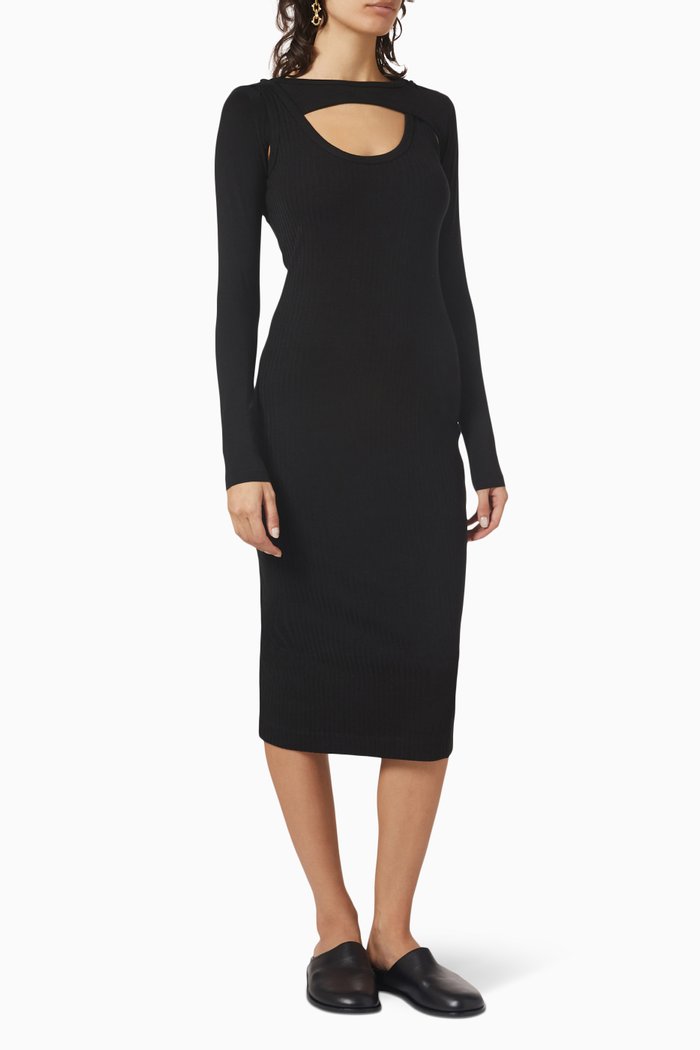

Gumtree Merge Dress in Tencel™, Black