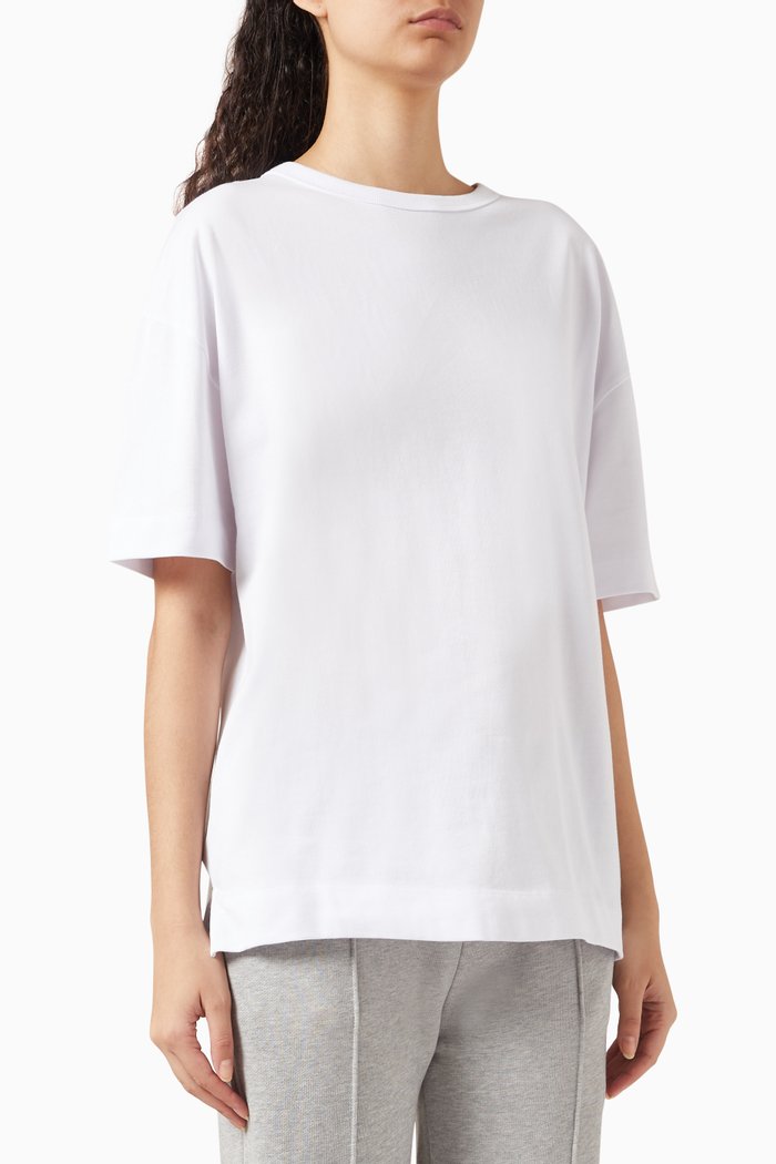 

Lena Oversized T-shirt in Cotton Jersey, White