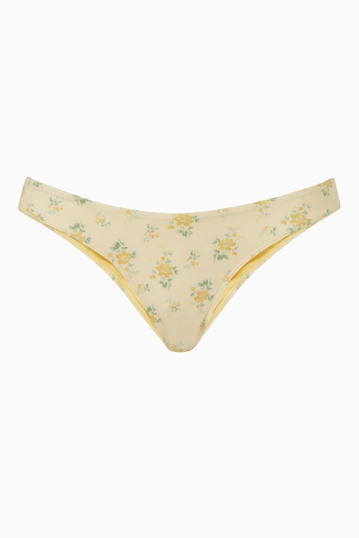 

x Gigi Hadid Katarina Floral Bikini Briefs, Yellow