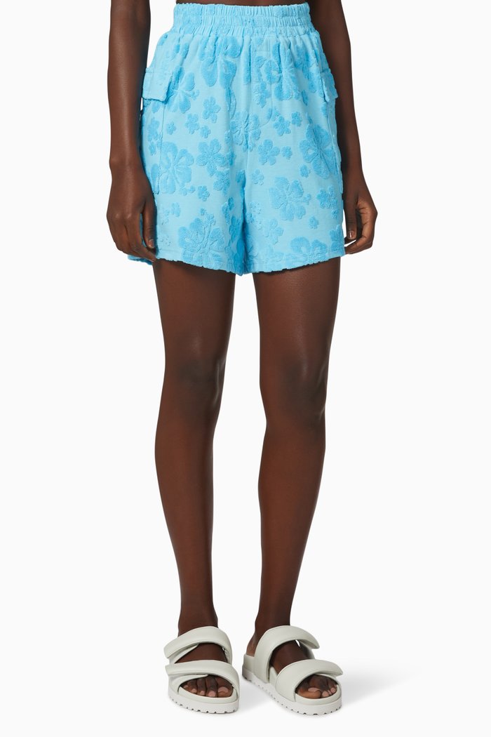 

Harvey Shorts in Terry Jacquard, Blue
