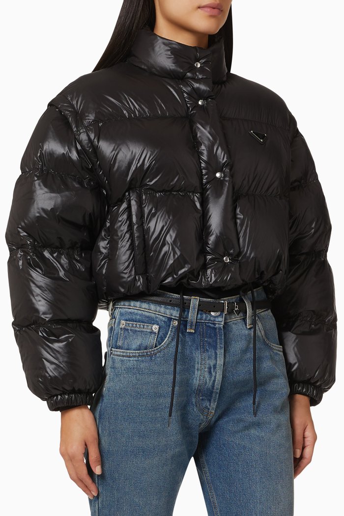 

Ciré Puffer Jacket in Nylon, Black