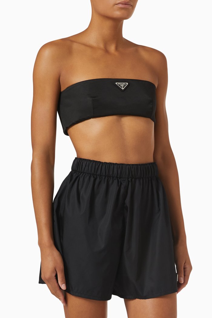 

Bra Top in Re-Nylon, Black