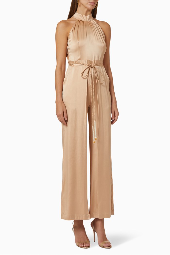 Halter Jumpsuit, Neutral