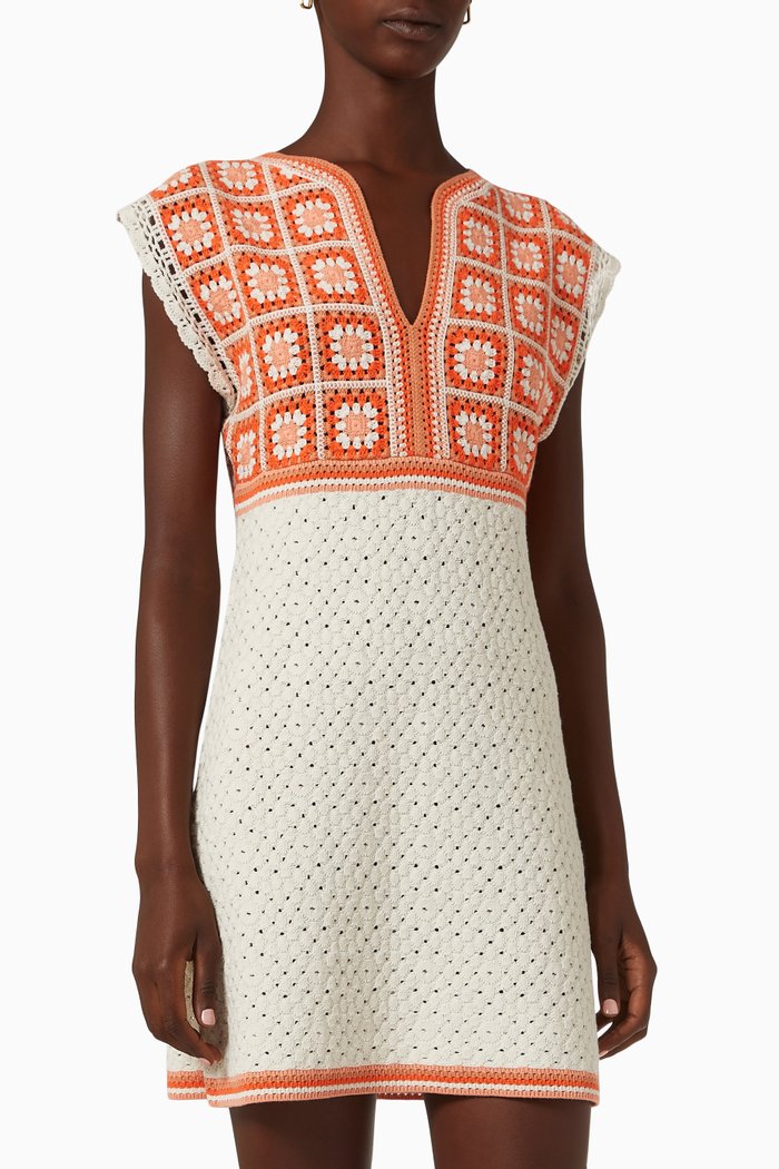 

Crochet Dress, Orange