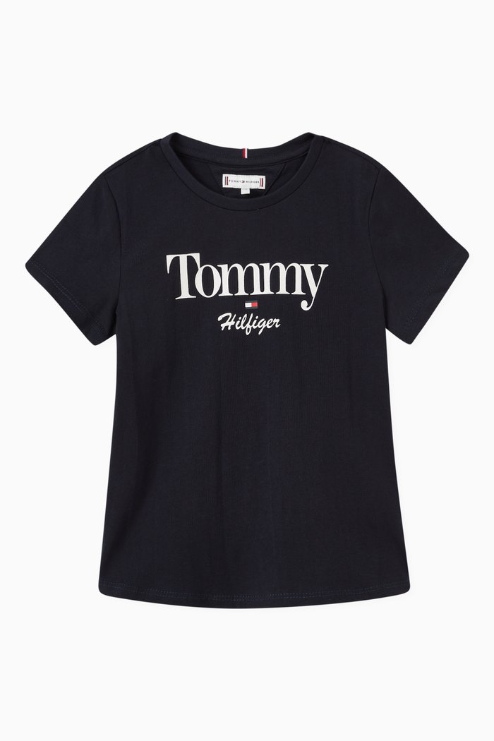 

Glitter Logo T-shirt in Cotton, Blue