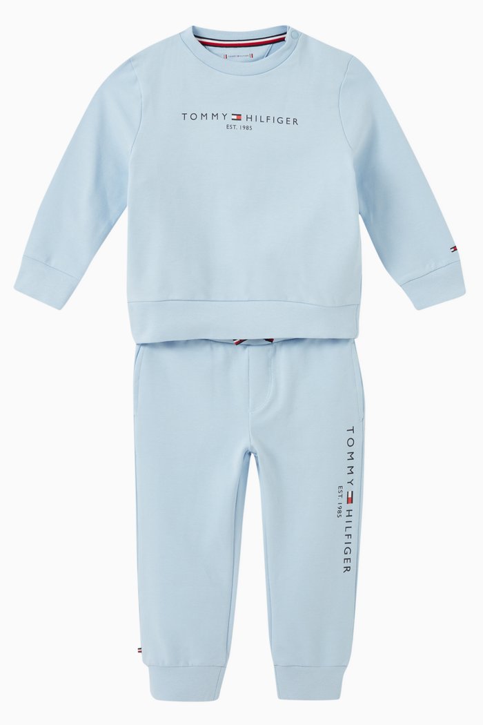 

Tracksuit in Cotton, Set of Two, Blue