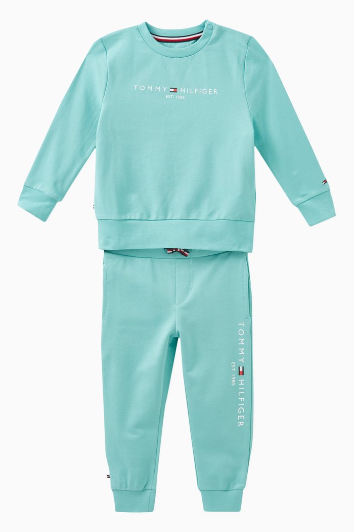 

Essential Logo Set in Cotton, Blue