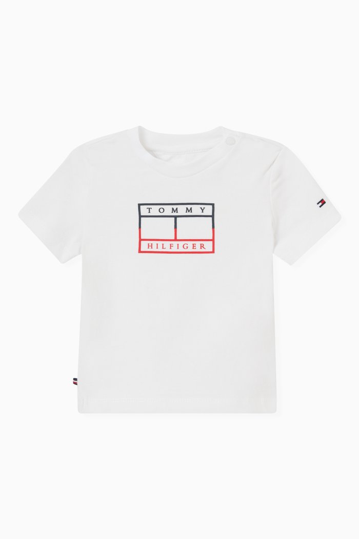 Logo T-shirt in Cotton, White