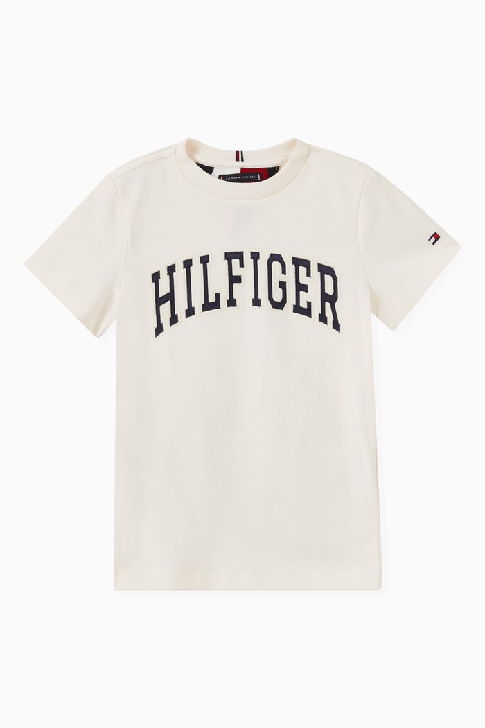 

Logo-print T-Shirt in Jersey, White