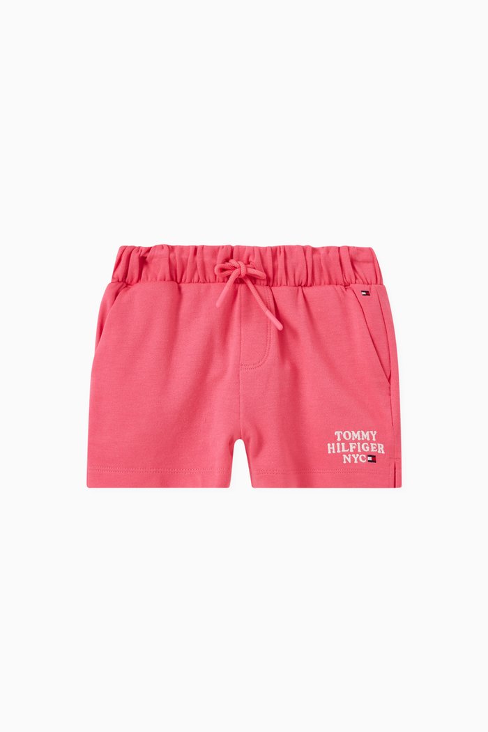 

Logo Embroidery Sweat Shorts, Pink