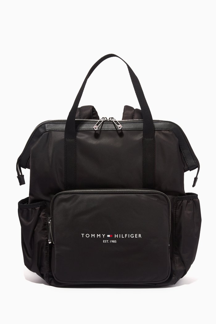 

Logo Baby Changing Backpack, Black