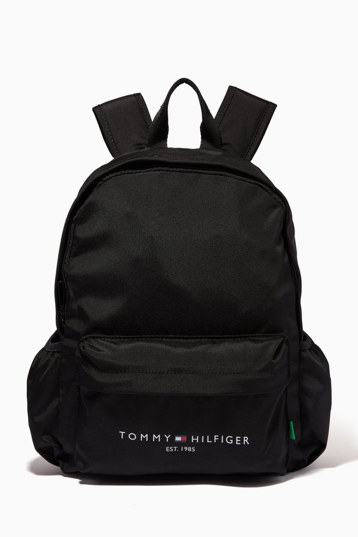 

TH Established Logo Backpack in Recycled Canvas, Black