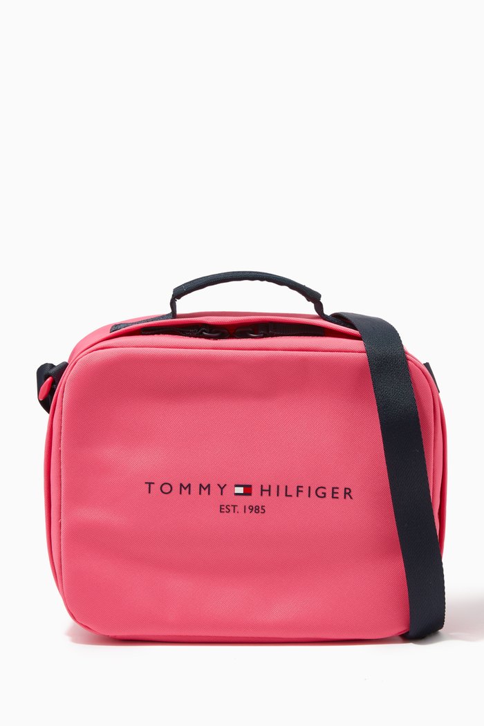 

TH Established Lunch Box Bag in Recycled Fabric, Pink