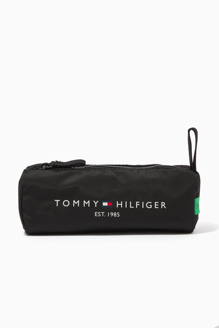 

TH Established Pencil Case in Recycled Fabric, Black