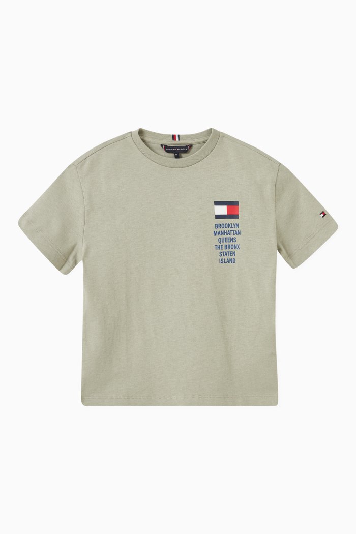 

Logo T-shirt in Cotton, Green