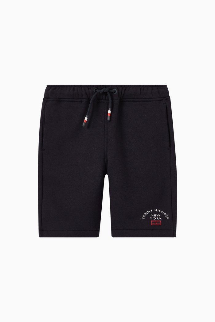 

Logo Shorts in Cotton Fleece, Blue