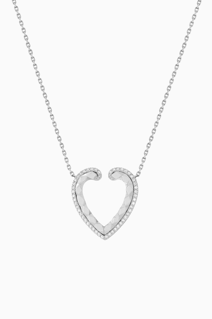 

Aloria Diamond Pendant Necklace in 18kt White Gold