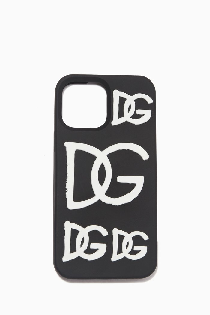 

DG Logo iPhone 13 Pro Max Cover in Rubber, Black