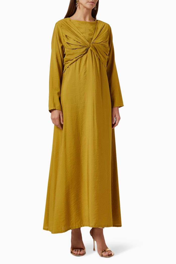 Knotted Kaftan, Green
