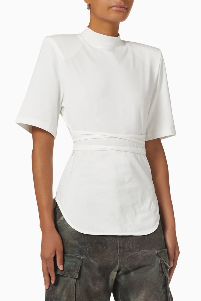 

Aurelie T-shirt in Cotton, White