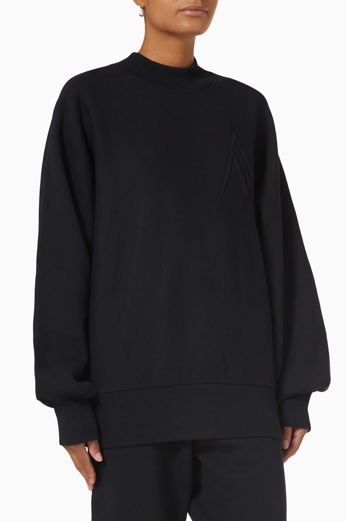 

Felpa Maeve Sweatshirt in Cotton-blend Jersey, Black
