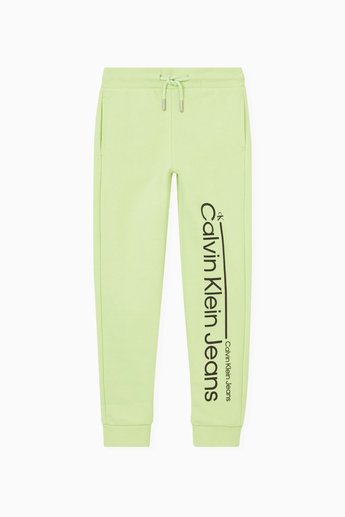

Logo Sweatpants in Cotton Terry, Green