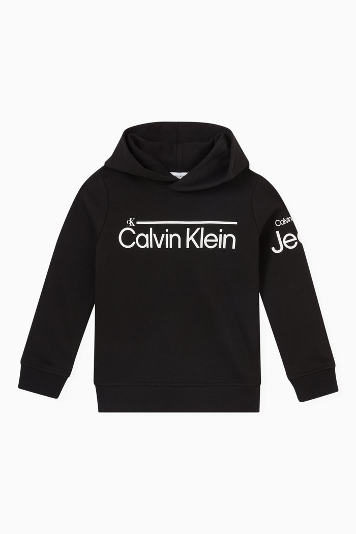 

Logo Hoodie in Cotton, Black