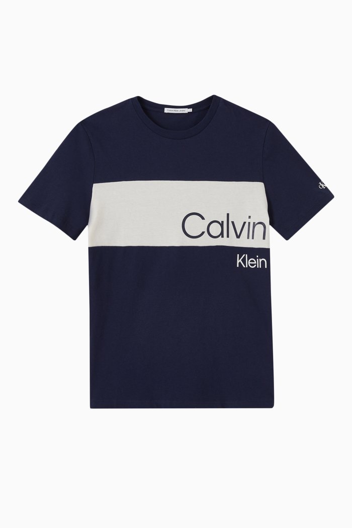

Logo T-shirt in Cotton, Blue
