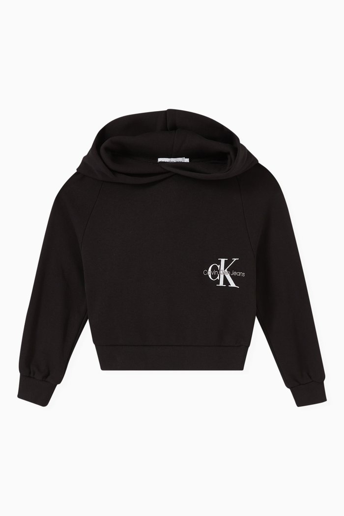 

Logo Hoodie in Cotton, Black