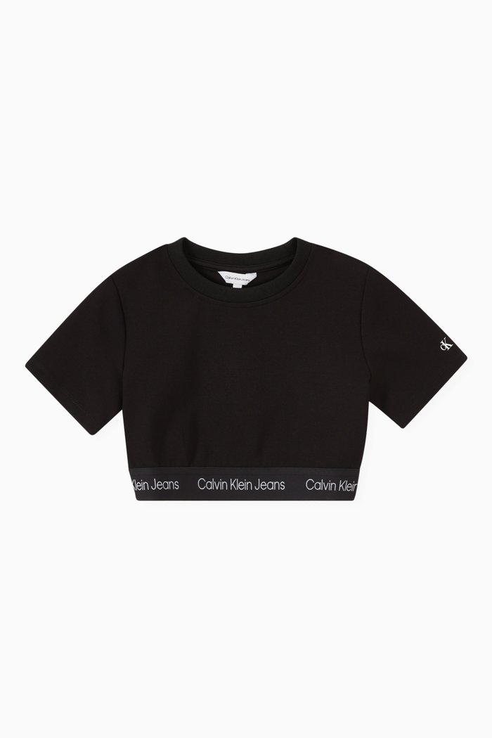 

Logo Top in Cotton, Black