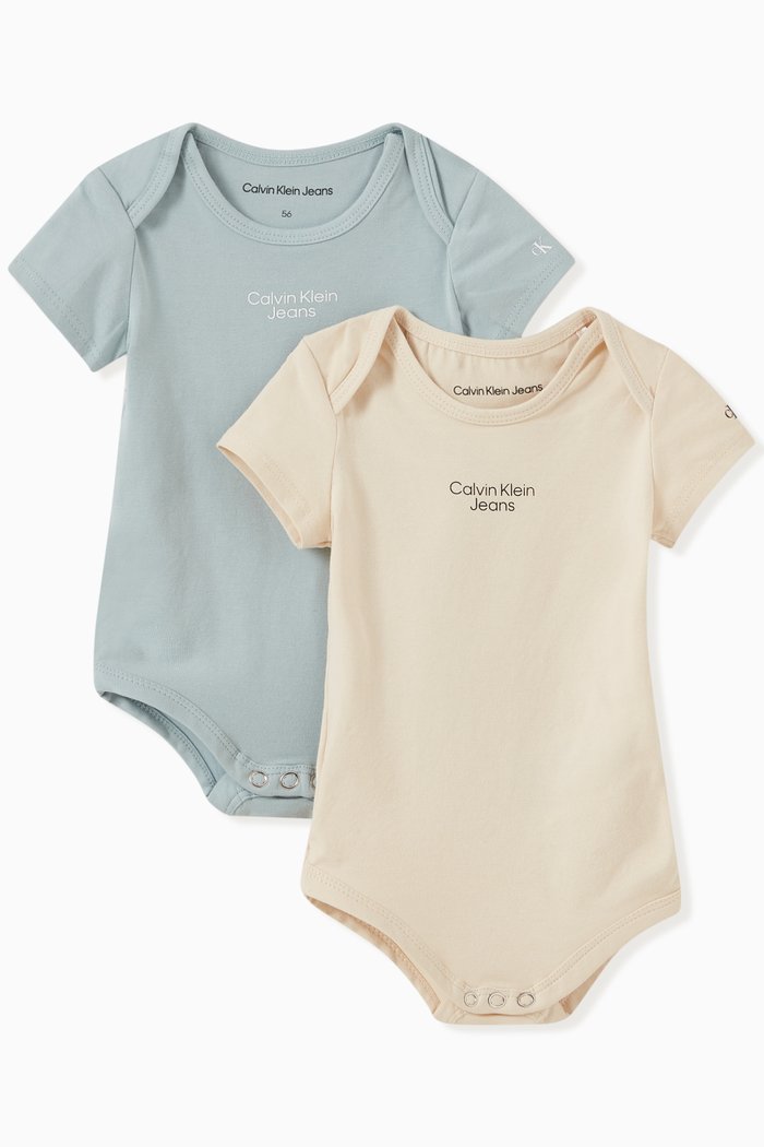 

2-Pack Logo Bodysuit, Blue