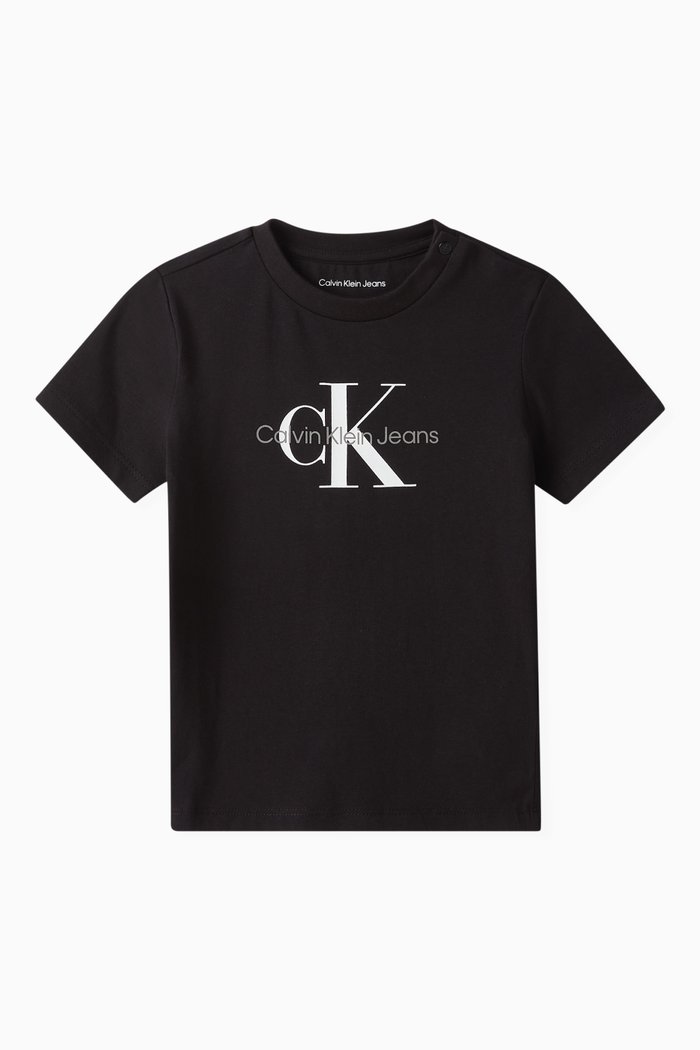 

Logo T-shirt in Cotton Jersey, Black