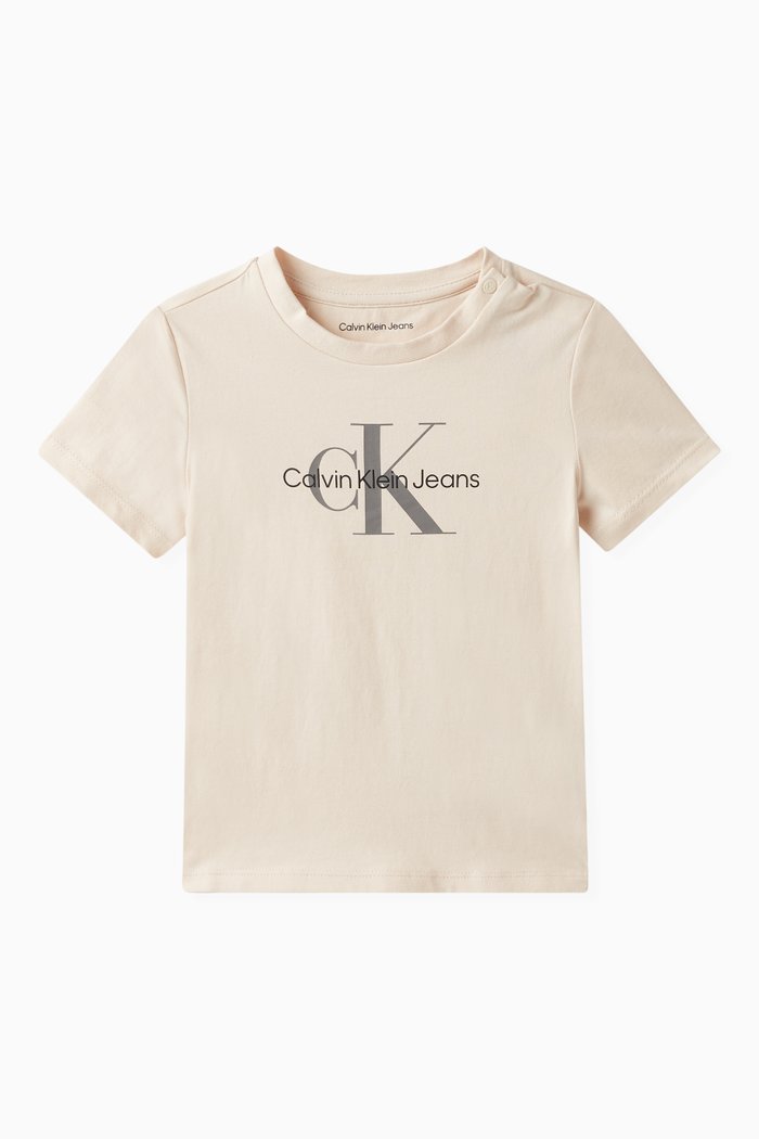 

Logo T-shirt in Cotton Jersey, Grey