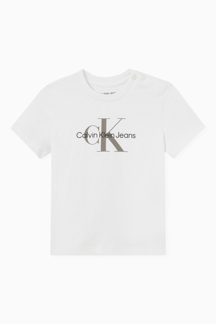 

Logo T-shirt in Cotton Jersey, White