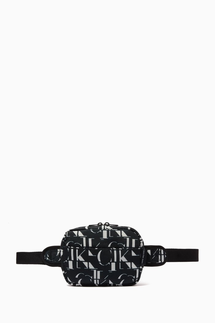 

Monogram Belt Bag in Recycled Fabric, Black