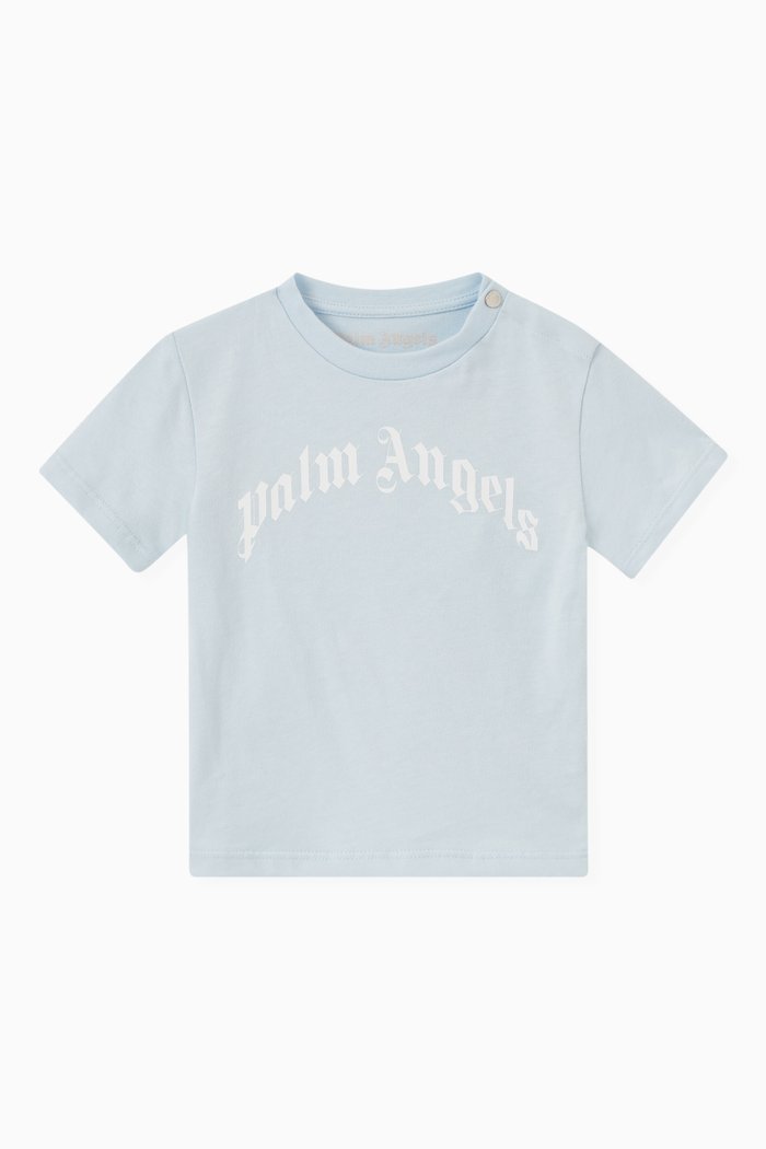 

Logo Print T-shirt in Cotton, Blue