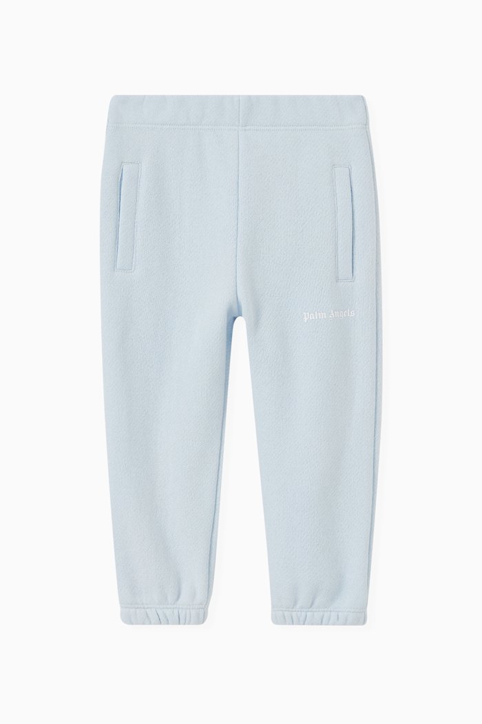 

Logo Print Sweatpants in Cotton, Blue
