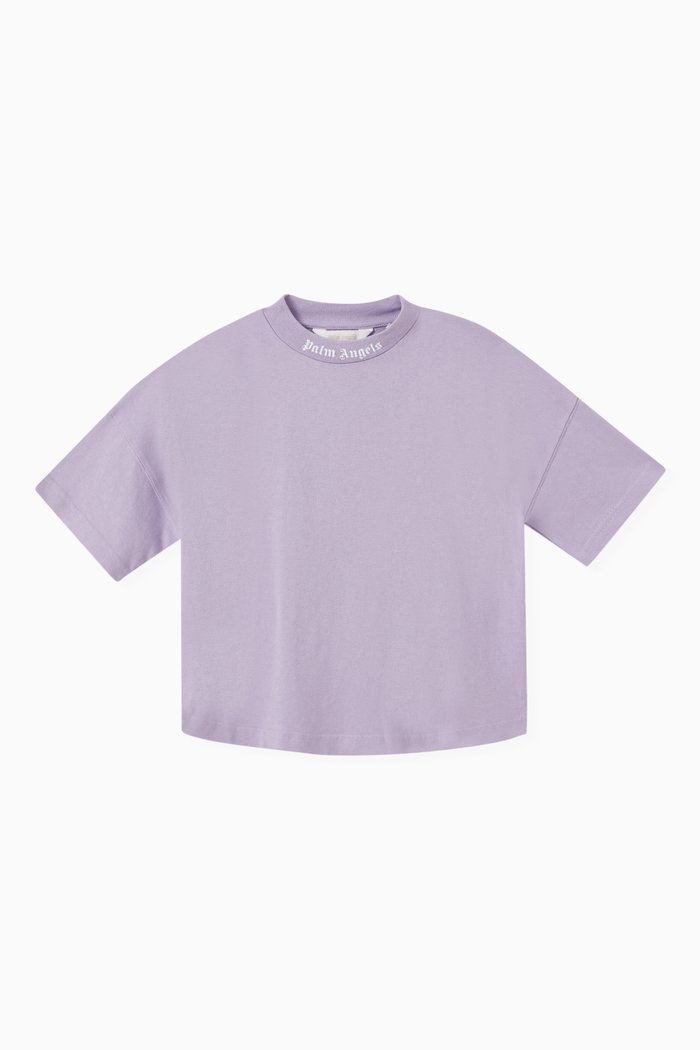 

Logo T-shirt in Cotton, Purple
