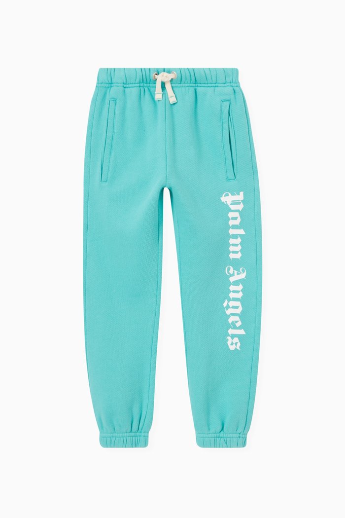 Logo Sweatpants in Cotton, Blue
