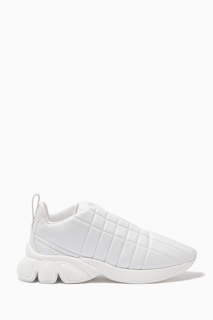 

Axburton Low-top Sneakers in Quilted Leather, White