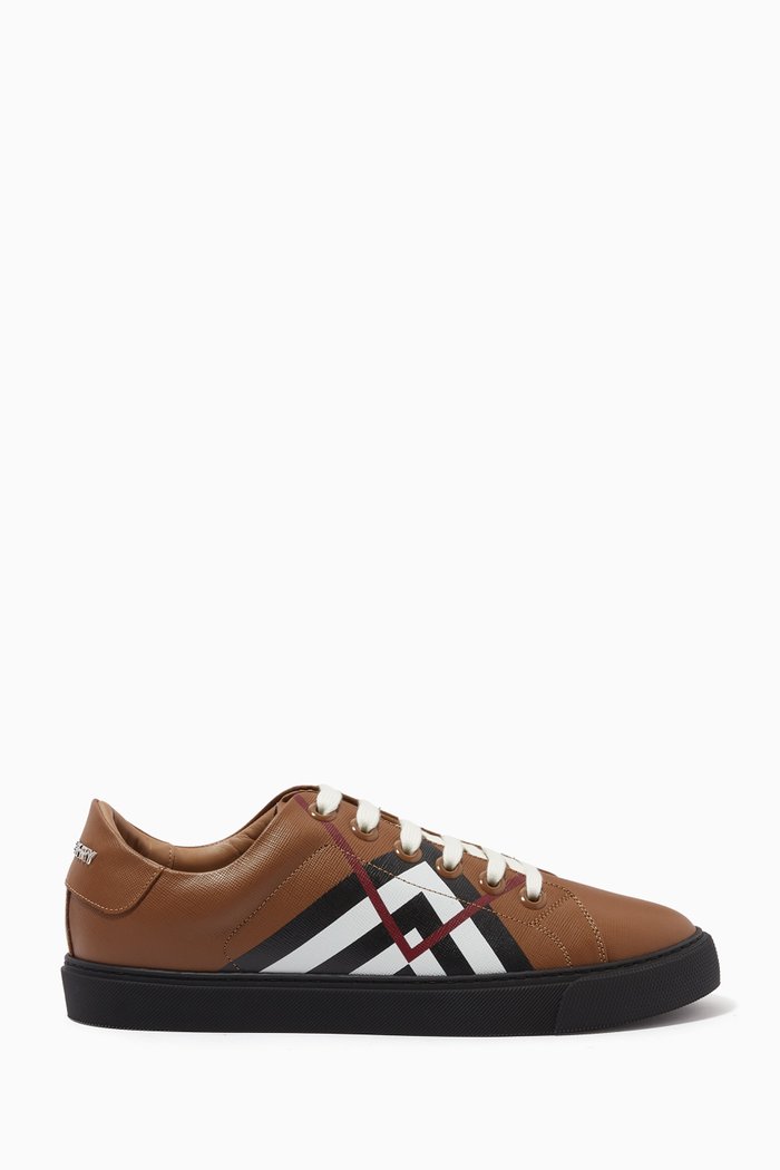 

Albridge Low-top Sneakers in Leather, Brown