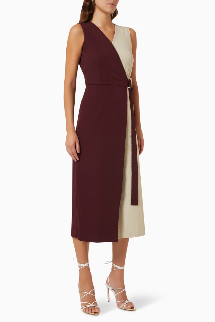 

Louis Jumpsuit in PV Lycra, Burgundy