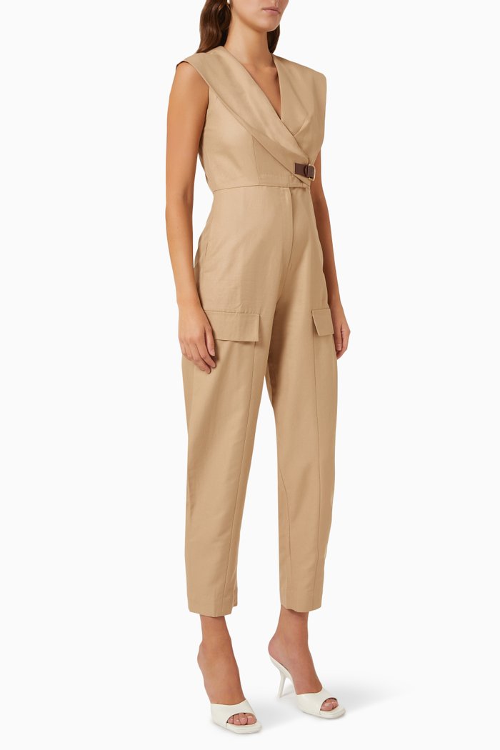 

Rodell Jumpsuit in Terry Rayon, Neutral