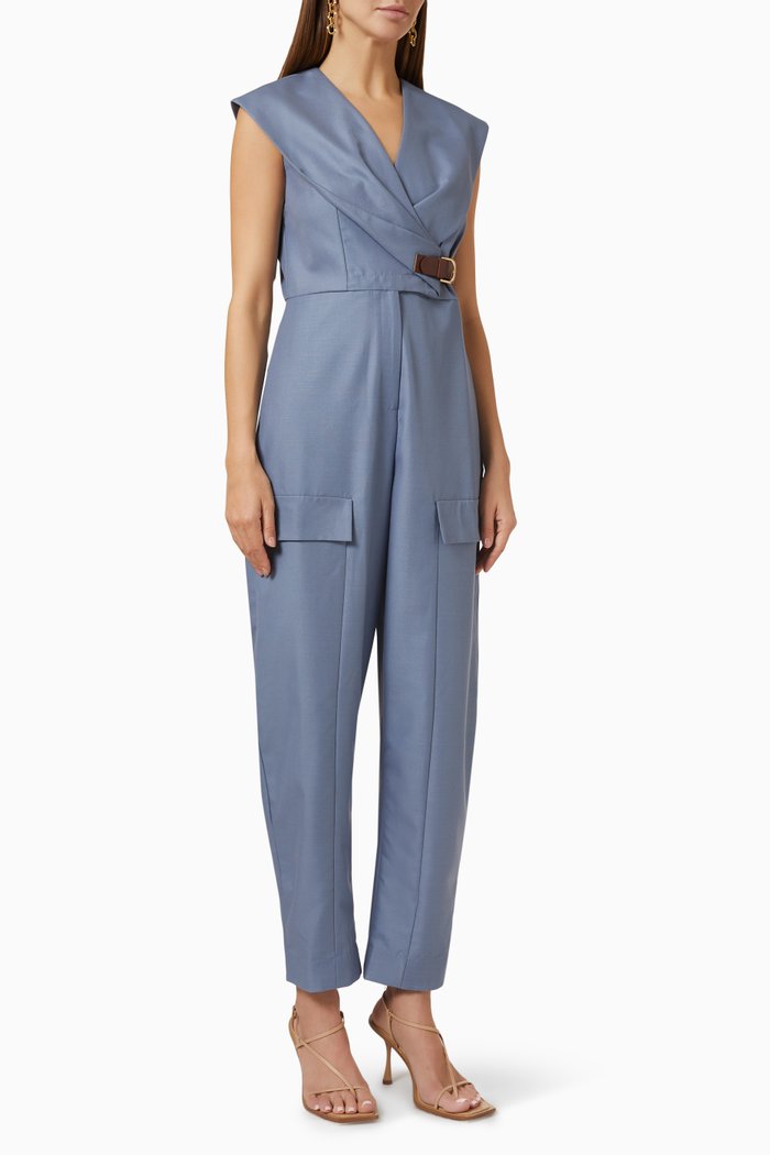 

Rodell Jumpsuit in Terry Rayon, Blue