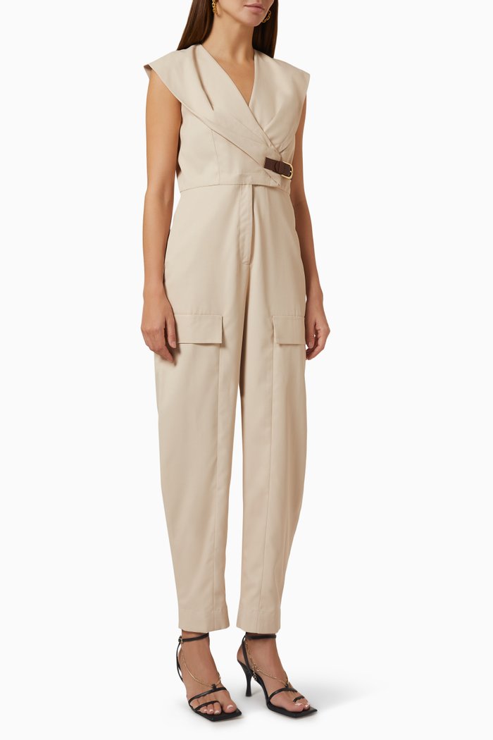 

Rodell Jumpsuit in Terry Rayon, Neutral
