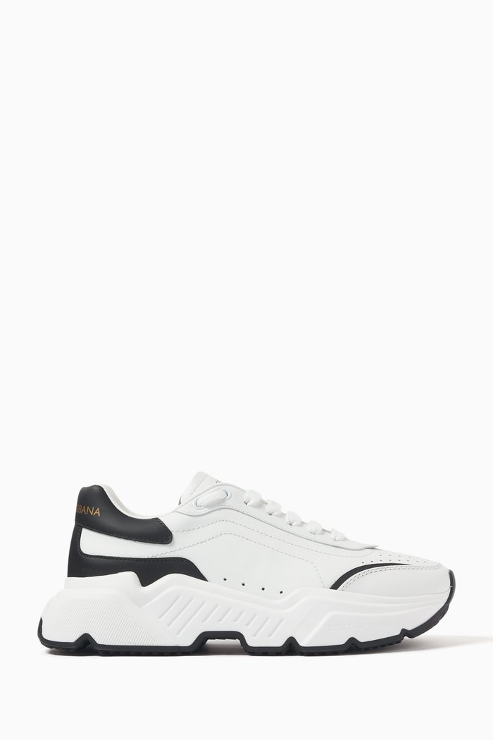

Daymaster Sneakers in Calfskin Nappa Leather, White