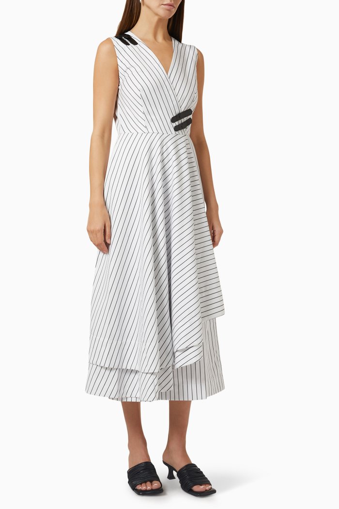 

Pierrie Jumpsuit in Terry Rayon, White