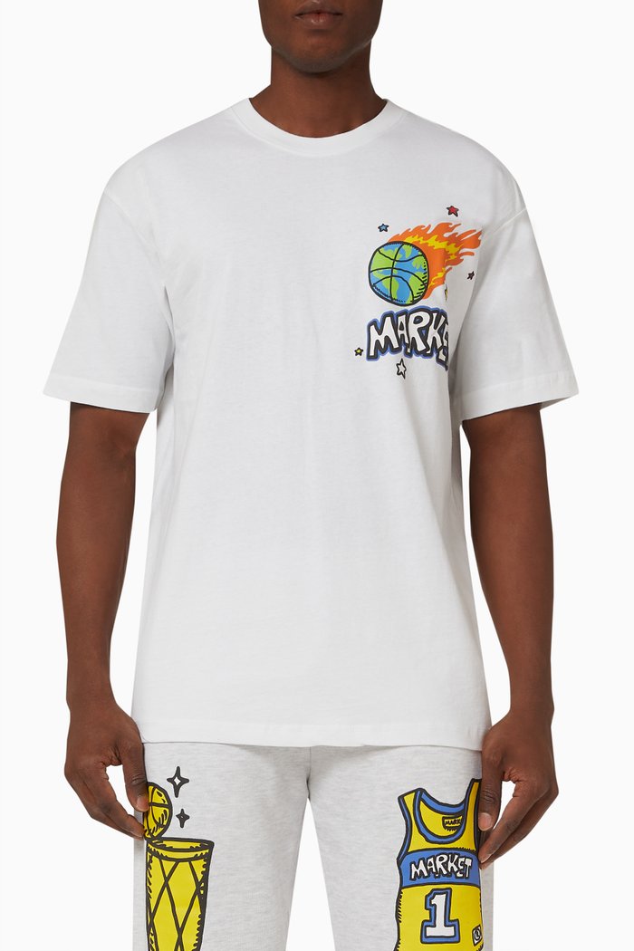 Memorabilia T-shirt in Cotton, White